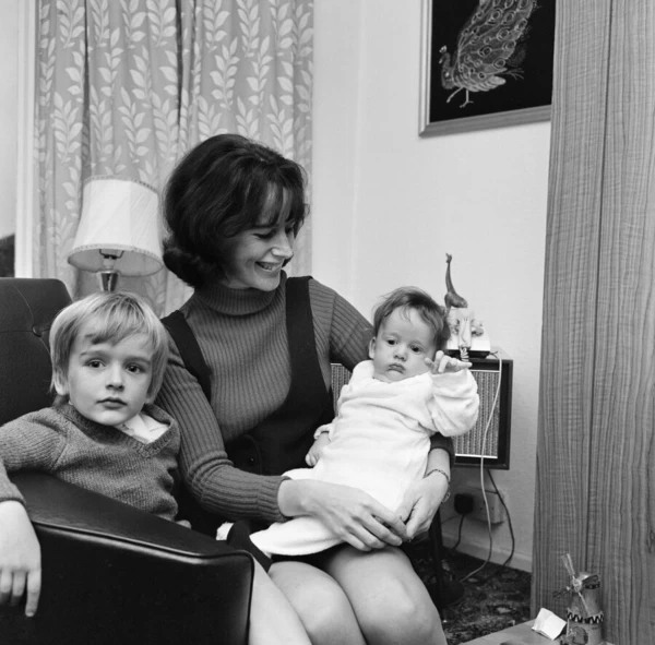 Olga Fullaway, mother of two, aged 31, pictured with children