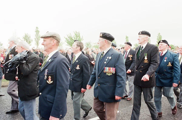 Thornaby Aerodrome Memorial, Unveiling and service of dedication, Thornaby, 8th May 1997