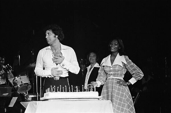 Tom Jones birthday party in Las Vegas with guest Dionne