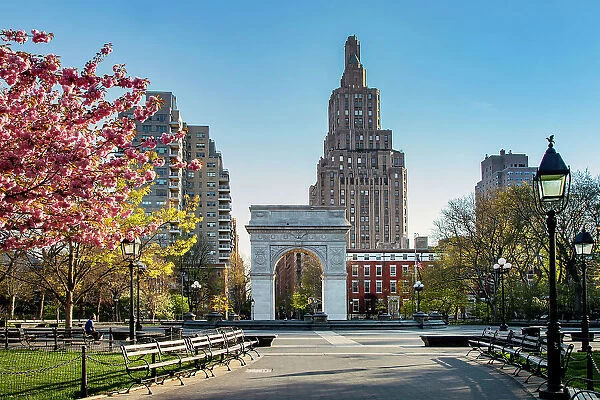 New York City, Manhattan, Greenwich Village, Washington Square Park, Arch