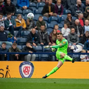 Intense Action: Preston North End vs Barnsley - Declan Rudd in Focus (SkyBet Championship, Deepdale, October 5, 2019)