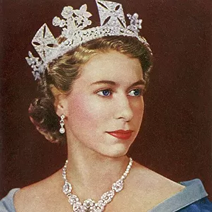 Royalty Canvas Print Collection: Queen Elizabeth II
