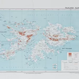 Falkland Islands Framed Print Collection: Maps
