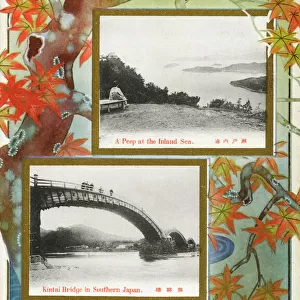 Bridges Canvas Print Collection: Kintai Bridge, Japan