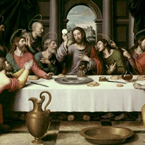 Renaissance art Photographic Print Collection: The Last Supper painting