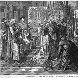 Lajos I Crowned