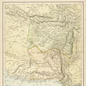 Afghanistan Pillow Collection: Maps