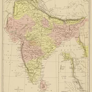 Maps and Charts Photographic Print Collection: India