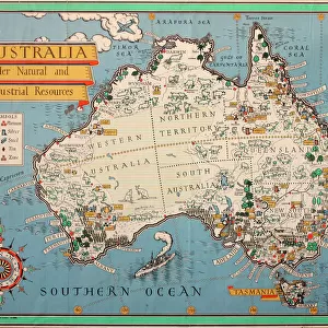 Australia Pillow Collection: Maps