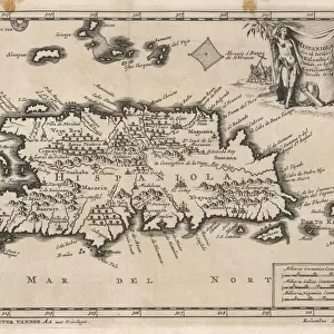 Dominican Republic Premium Framed Print Collection: Maps