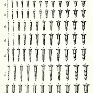 Nettlefolds patent pointed screws