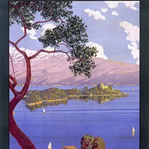 Lakes Canvas Print Collection: Lake Garda