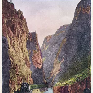 Bridges Metal Print Collection: The Royal Gorge Bridge, Colorado