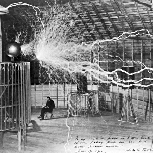 Popular Themes Framed Print Collection: Nikola Tesla