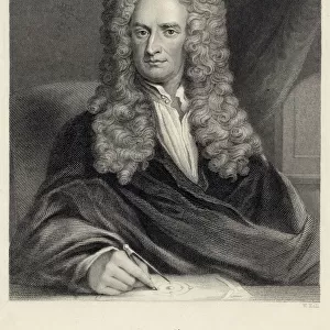 Famous inventors and scientists Pillow Collection: Isaac Newton