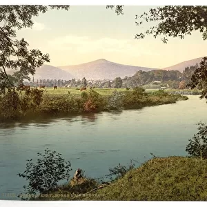 Monmouthshire Canvas Print Collection: Abergavenny