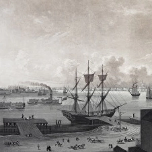 View of New Orleans, taken from the lower cotton press