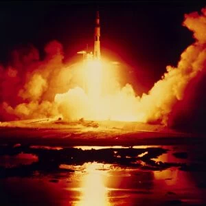 Night launch of Apollo 17