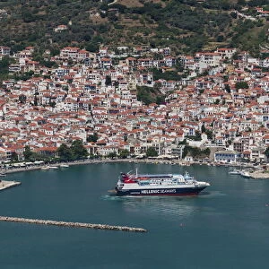 Greece Pillow Collection: Aerial Views