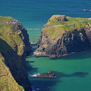 Bridges Jigsaw Puzzle Collection: Carrick-a-Rede Rope Bridge, Northern Ireland
