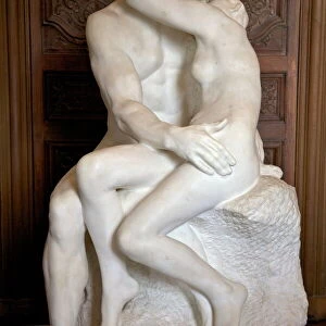 Sculpture Pillow Collection: Rodins The Kiss
