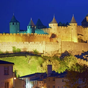 Heritage Sites Premium Framed Print Collection: Historic Fortified City of Carcassonne