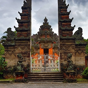 Temple in the Bali Museum, Denpasar, Bali, Indonesia