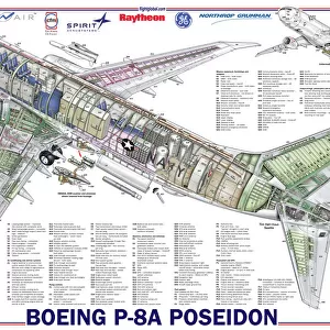 Popular Themes Photographic Print Collection: Boeing Cutaway