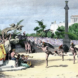 Ancient Greece Framed Print Collection: Olympic Games