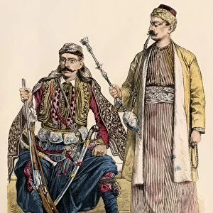 Ottoman Turk soldiers, early 1700s Our beautiful pictures are available as  Framed Prints, Photos, Wall Art and Photo Gifts