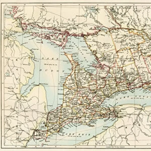 Georgia Canvas Print Collection: Maps