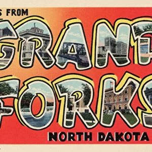 North Dakota Premium Framed Print Collection: Grand Forks