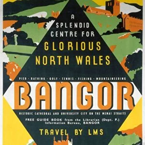 Wales Premium Framed Print Collection: Bangor