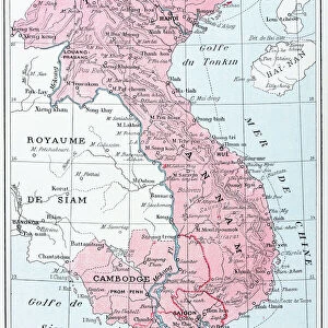 Laos Pillow Collection: Maps