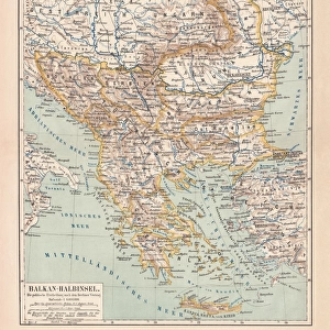 Montenegro Poster Print Collection: Maps