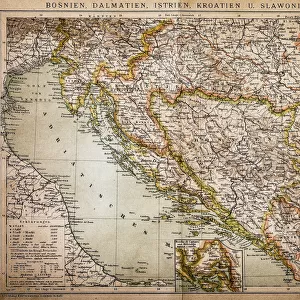 Albania Framed Print Collection: Maps