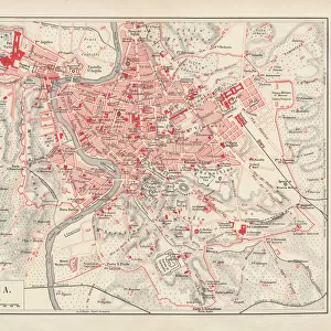 Vatican City Photographic Print Collection: Maps