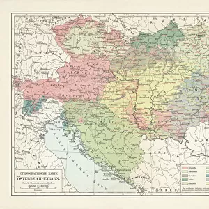 Hungary Framed Print Collection: Maps