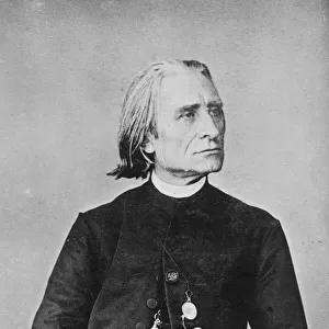 Composers Canvas Print Collection: Franz Liszt