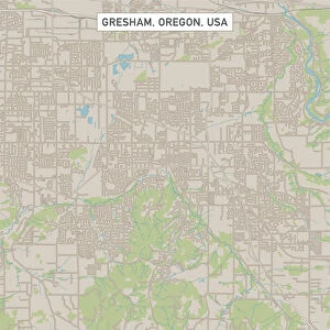 Oregon Premium Framed Print Collection: Gresham