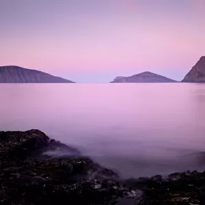 The islands Fugloy and Svinoy, Viooy, Faroe Islands, Denmark