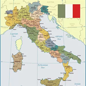 Map Greetings Card Collection: Italian Maps