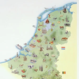 Luxembourg Poster Print Collection: Maps
