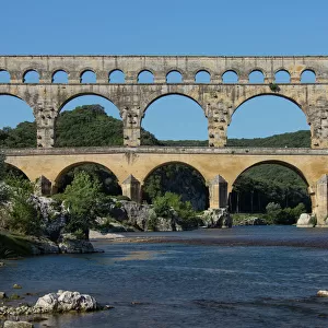 Bridges Canvas Print Collection: Pont du Gard, France