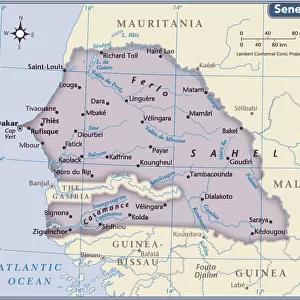 Senegal Jigsaw Puzzle Collection: Maps