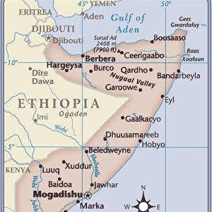 Somalia Pillow Collection: Maps