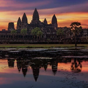 Cambodia Heritage Sites Premium Framed Print Collection: Angkor