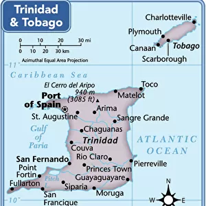 North America Metal Print Collection: Trinidad and Tobago