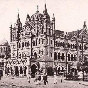 India Heritage Sites Framed Print Collection: Chhatrapati Shivaji Terminus (formerly Victoria Terminus)