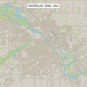 Iowa Framed Print Collection: Waterloo